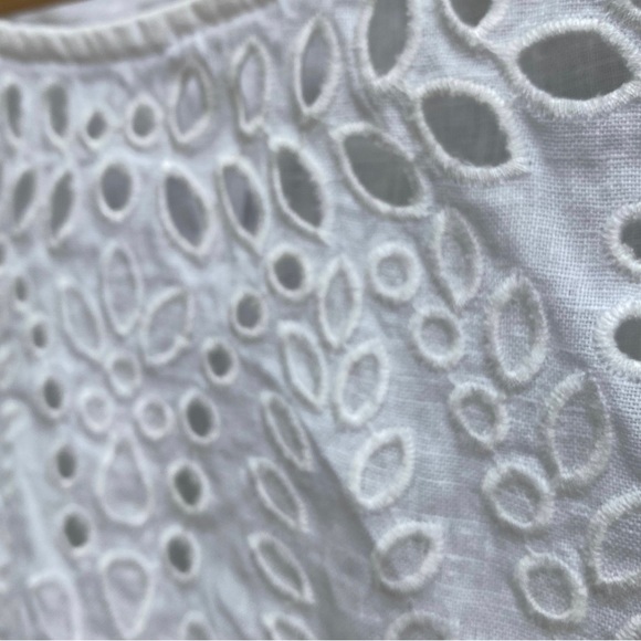 White Stuff Embroidered Linen Top size Medium - Picture 4 of 4